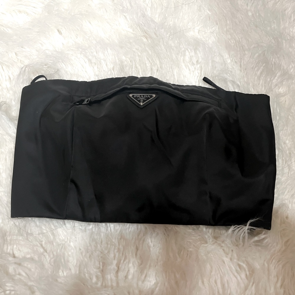 Prada strapless nylon top